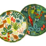 Hosenflicken Dschungel Tiere, 8 cm, 2 Farben, Bügelflicken Kinder