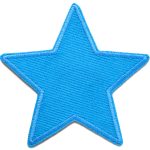 Stern Cord türkis Aufnäher - 10 cm - Cordflicken Aufbügler