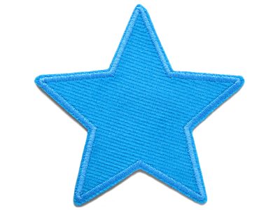 Stern Cord türkis Aufnäher Flicken zum aufbügeln, Baumwollcord 10 x 10 cm, türkiser Cordflicken sternförmig, Bügelflicken für Cordhosen und Kinderhosen handmade Berlin