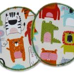 2 XL Knieflicken Tiere, 10 x 12 cm