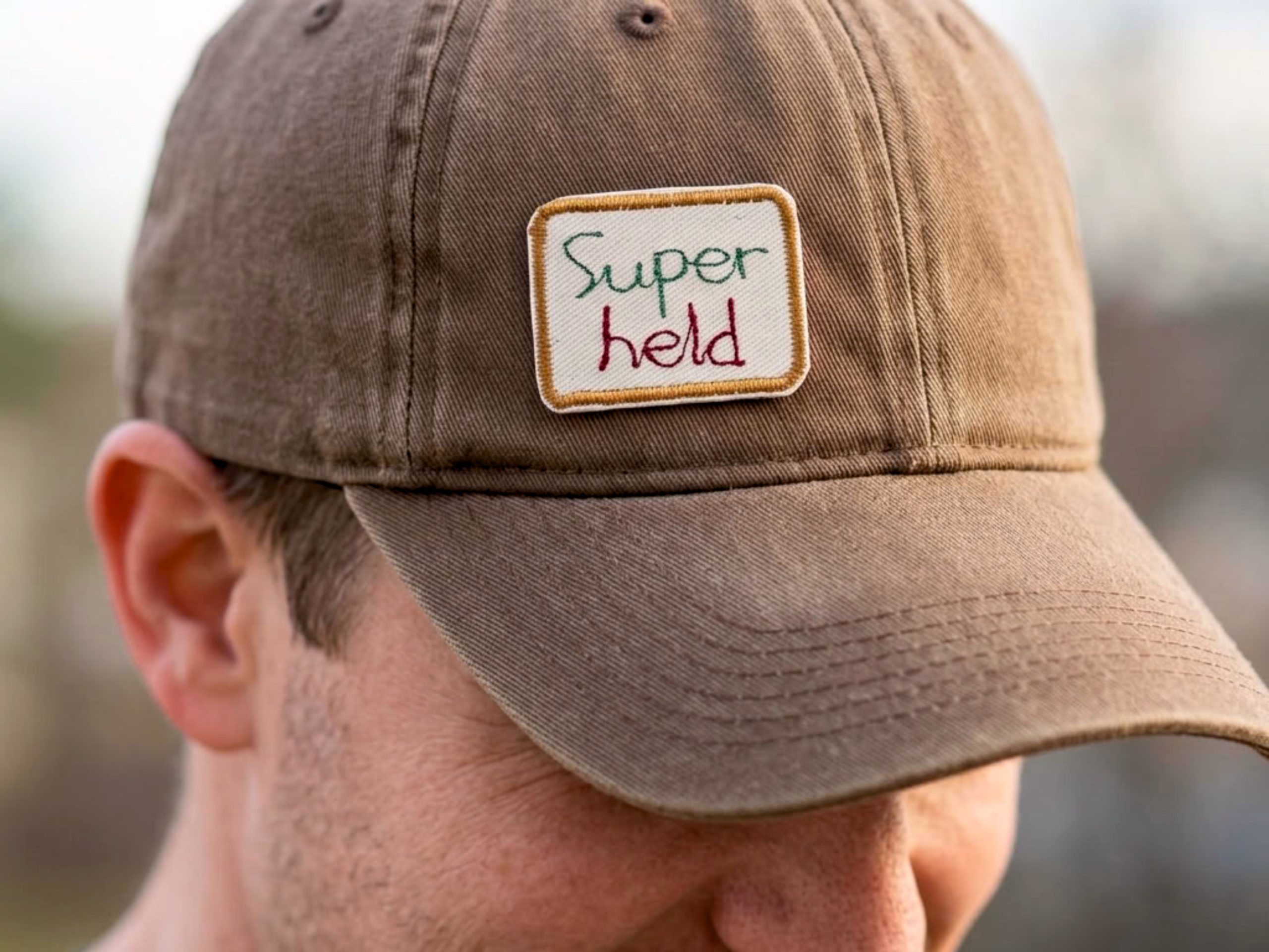 Patch Superheld & Superheldin, 4,5 x 3,5 cm, Hero Aufnäher – Bild 5