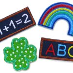 Set 4 Bügelbilder Einschulung