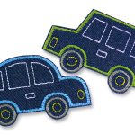 Auto Jeansflicken 8,5 cm, Flicken für Kinderhosen