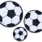 Fußball Aufbügler Flicken, 3 Größen