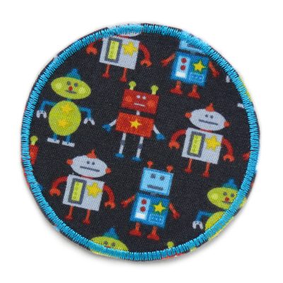 Hosenflicken kleine Roboter, 8 cm