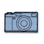 Foto Kamera Patch, 6 x 3,5 cm, Bügelbild Aufnäher