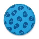 Piraten Aufnäher blau, 8 cm, Bügelflicken Kinderhosen