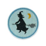 Hexe Patch Jeansflicken, 5,5 cm