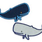Wal Patch Jeansflicken, 2 Farben, 11 x 5 cm