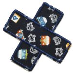 Auto Pflaster Flicken dunkelblau, 9 cm, Flicken zum aufbügeln
