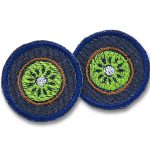 2 Kiwi Mini Patches, 4 cm