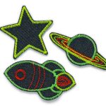 Set Rakete Saturn & Stern Patches