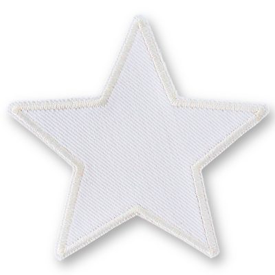 Stern Canvas creme zum aufbügeln