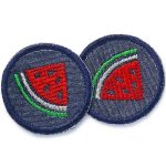 2 Melonen Mini Patches, 4 cm