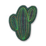 Kaktus Jeansflicken Patch, 6,5 x 5 cm, Bügelbild Flicken zum aufbügeln