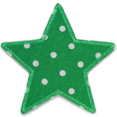 Stern Pünktchen grasgrün, 10 cm