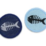 Jeansflicken Fischgräten, 2 Farben, 5 cm