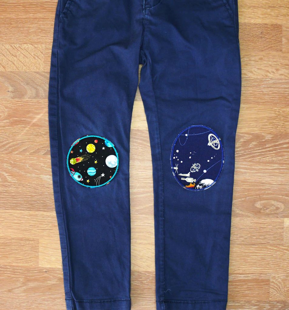 Bügelflicken für Kinder auf Hose Gr. 104