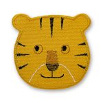 Tiger Knieflicken, 8,5 cm - Bügelflicken Aufnäher